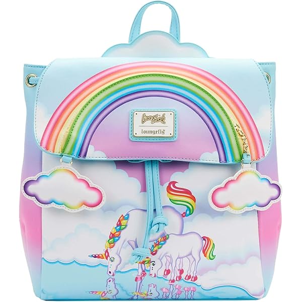 Amazon.co.jp: Lisa Frank カラーブロック財布 - Loungefly